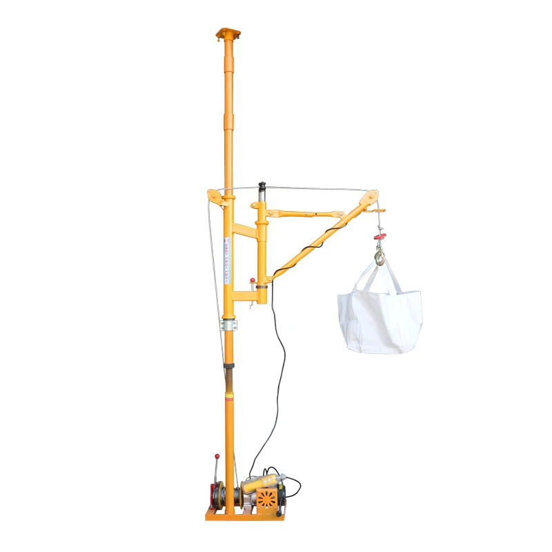 

Portable Indoor Aluminium Lift Crane Constructed With Thickened Seamless Steel Pipe Reinforced Support Frame Hoisting Lift 500KG