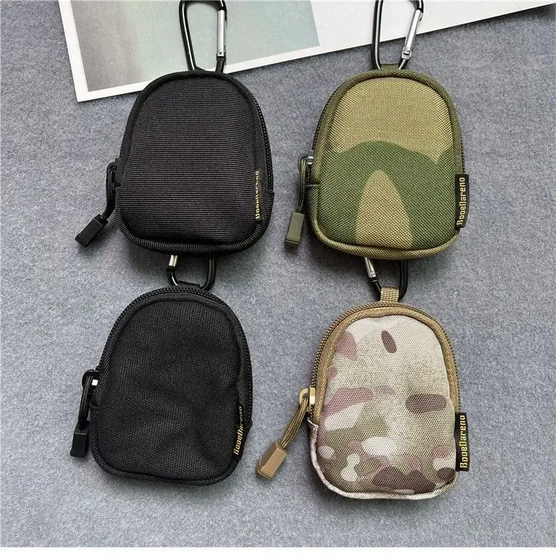 

New Portable Wilderness Mini Keycase Wilderness Survival Keycase Keychain Zipper Pocket Outdoor Key Bag