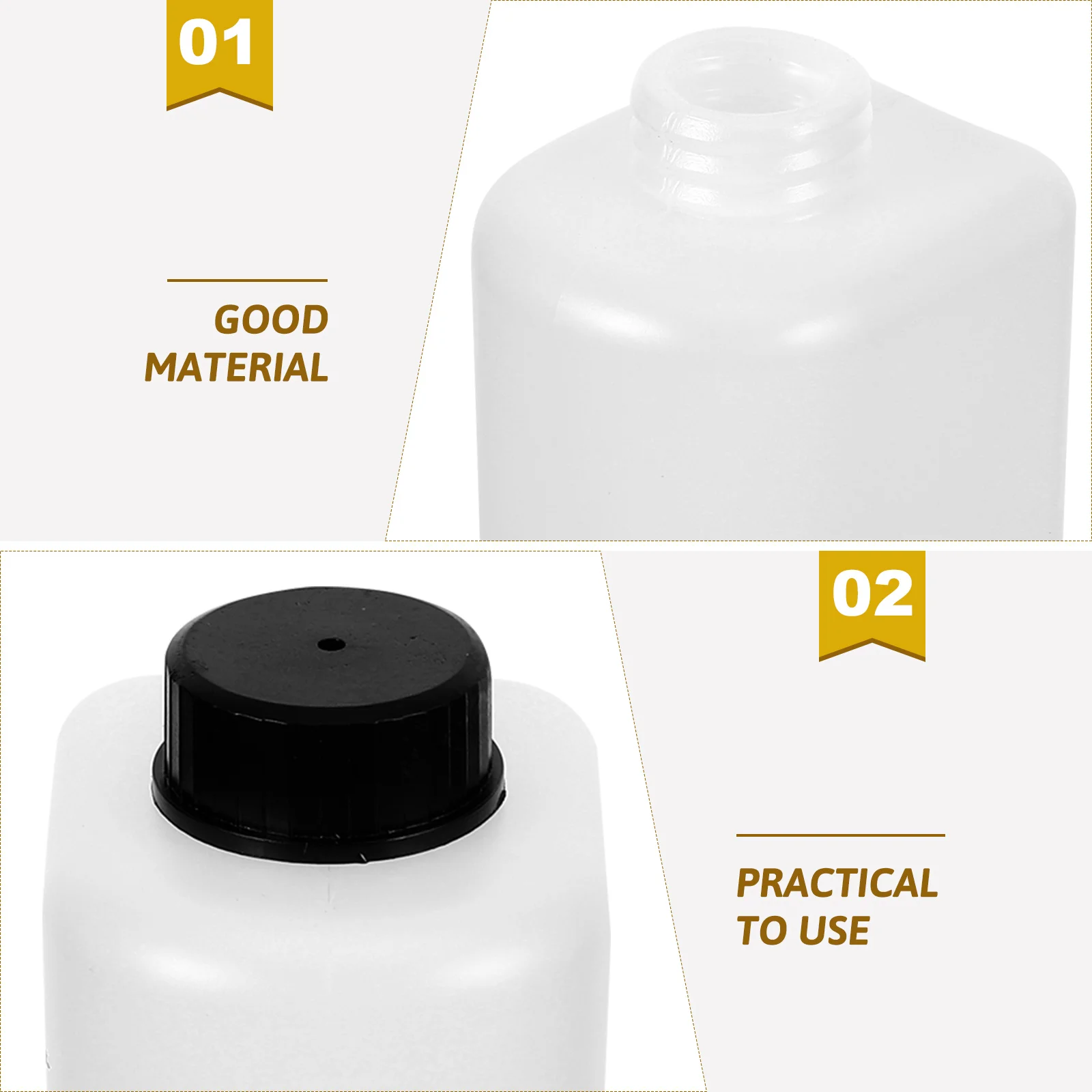 Soap Dispenser Inner Bottle 350ml White Shampoo Liner Part for Wall Mounted Hand Dispensers Fits Most Public Places