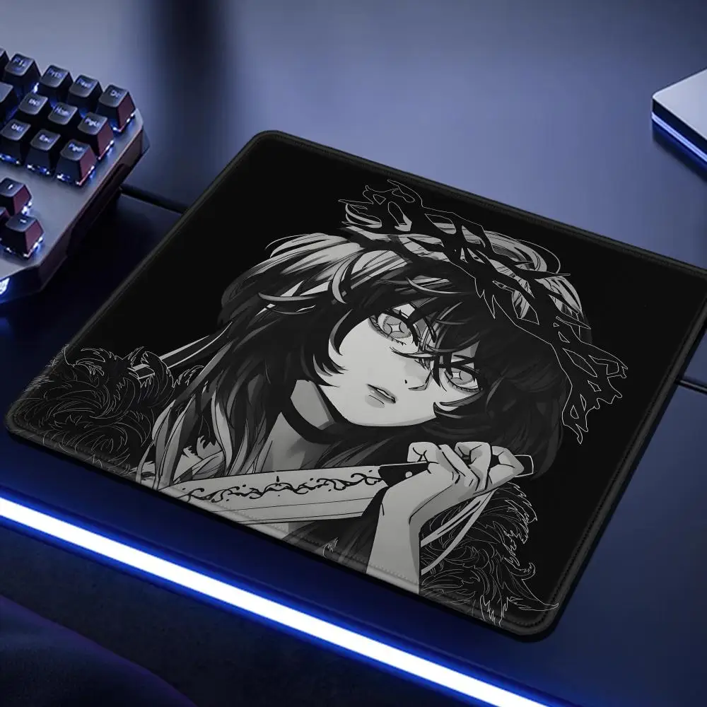 Aimstar Justice Mousepad Lonelystar E-sports Smooth FPS Gaming Mouse Pad 4mm Non-Slip Gaming Accessories APEX Valorant Man Gfits