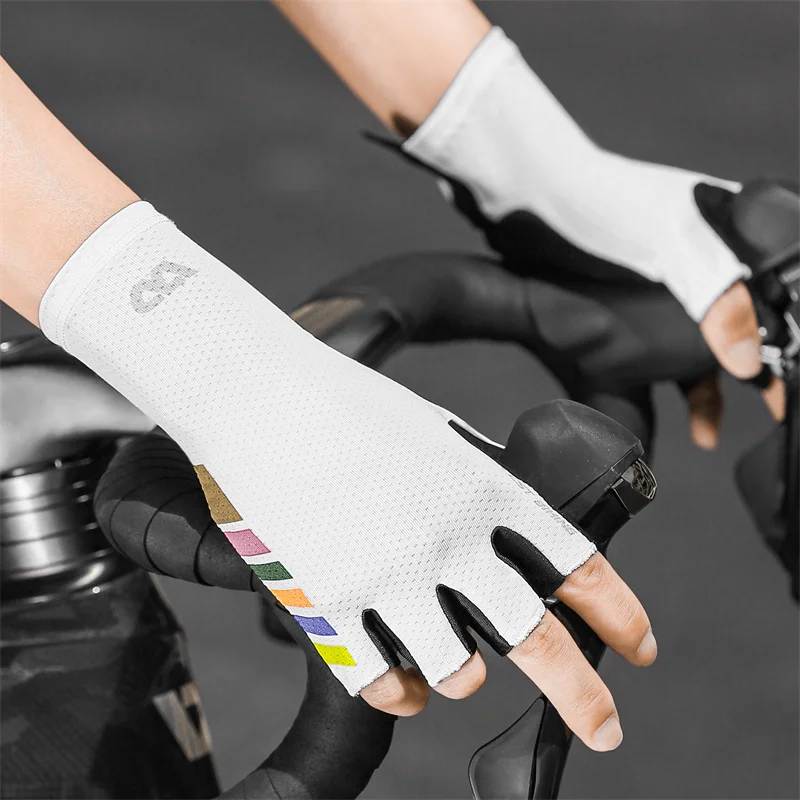 WEST BIKING Cycling Gloves Summer Half Finger Men Women Shock-absorption Breathable Mountain Bike MTB Gloves Cycling Equipment