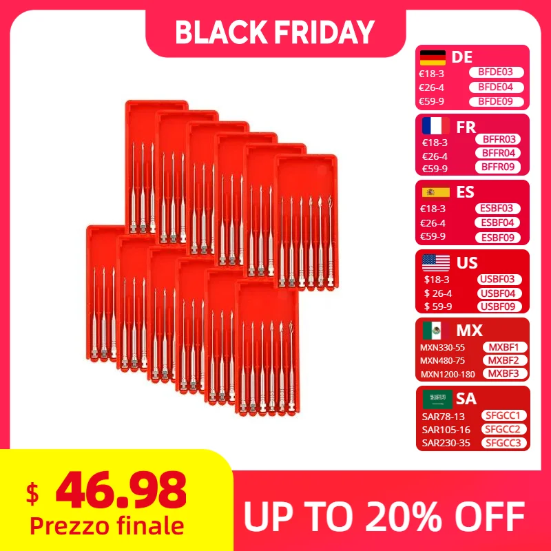 

12 упаковок стоматологических ворот, дрель Maillefer 1–6 # 1 # 2 # 3 # Стоматологические сверла, 28 мм, 32 мм, ворота, эндодонтические файлы, эндодонтические файлы, инструмент