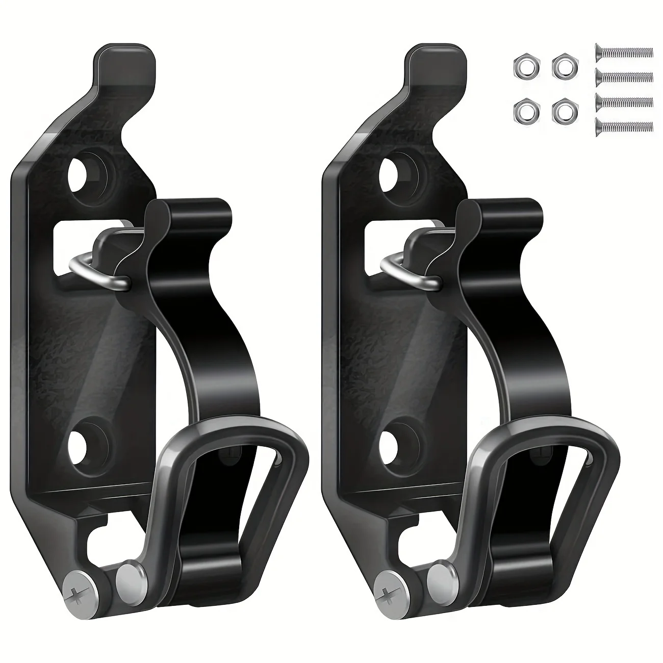 2pcs Shovel Axe Holder Quick Release Robust Clip Corrosion Resistant Flexible Mount Bracket Trucks Boats Road Vehicles Outdoor