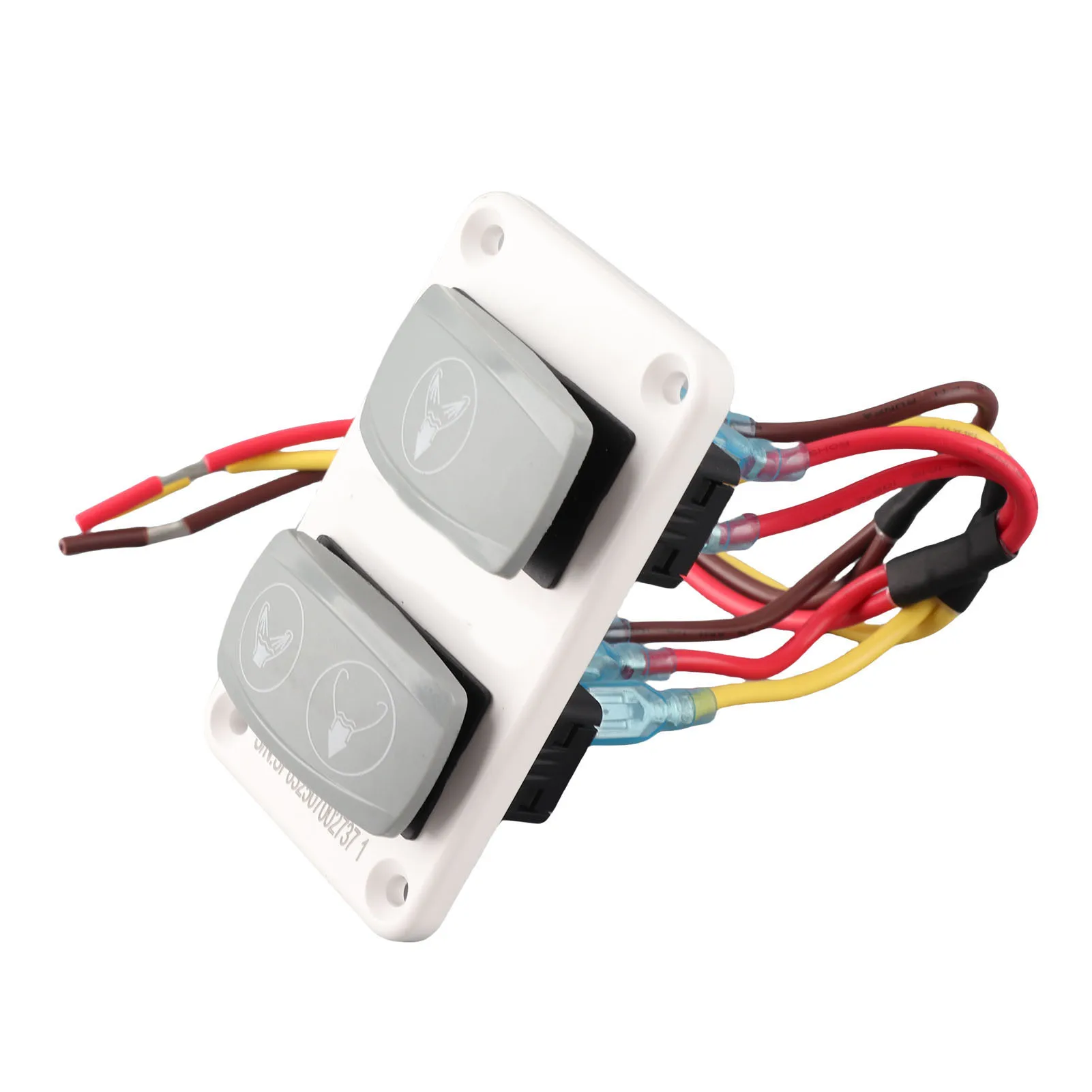 DC12 24V Marine Toilet Control Panel Switch 3 Way Fast Response RV Toilet Rocker Switch for Boats Yachts