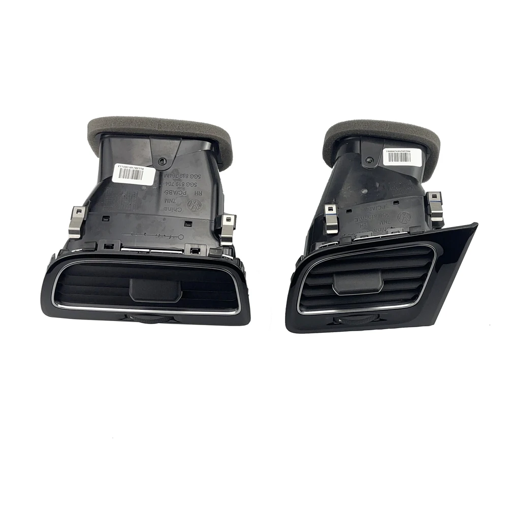 

1pcs Car Front Dashboard Central A/C Air Conditioner Outlet Air Conditioning Vents Frame For VW Golf 7 7.5 MK7 MK7.5 2013-2019