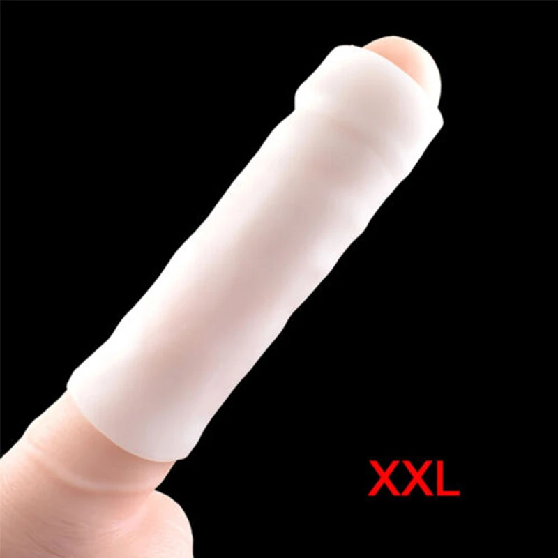 Penis Sleeve for Male Penies Extender Pump Enlargement Silicone Glans Protector Cap Replacement for Peniles Stretcher Clamping