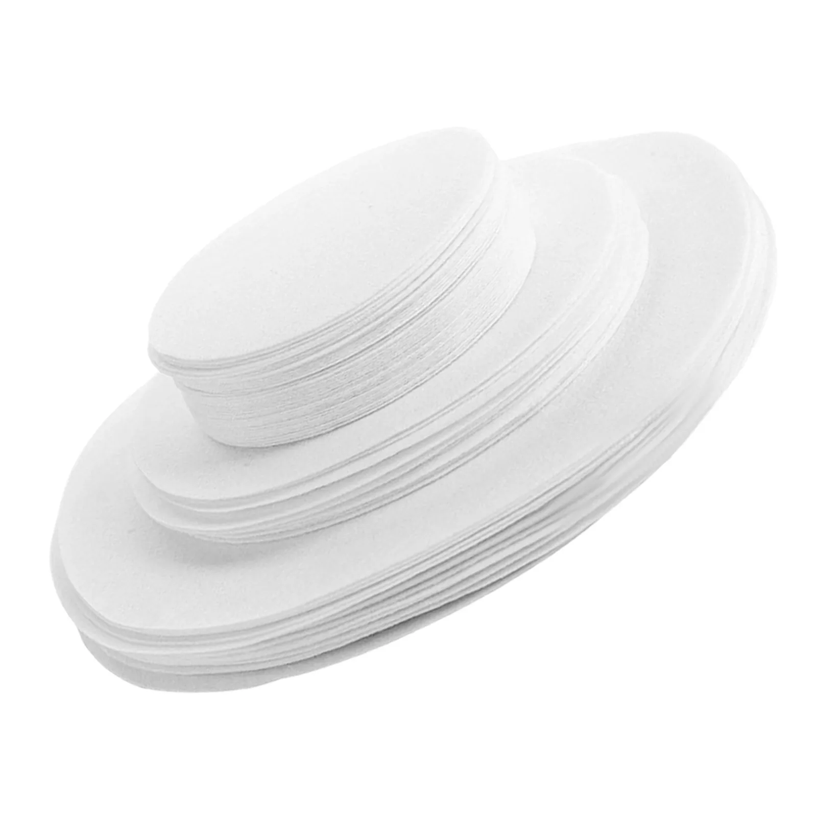 Lot de 50 protège-ustensiles en feutre résistants à la chaleur, séparateurs de casseroles empilables, tapis de rangement 12,7 cm, 19,1 cm, 26,7 cm