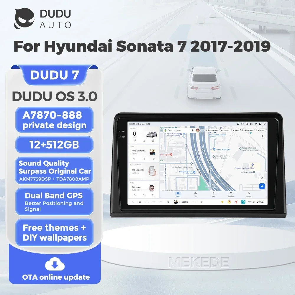 DUDU7 A7870 DSP Android Multimedia Video Player Car Radio For Hyundai Sonata 7 LF 2017-2019