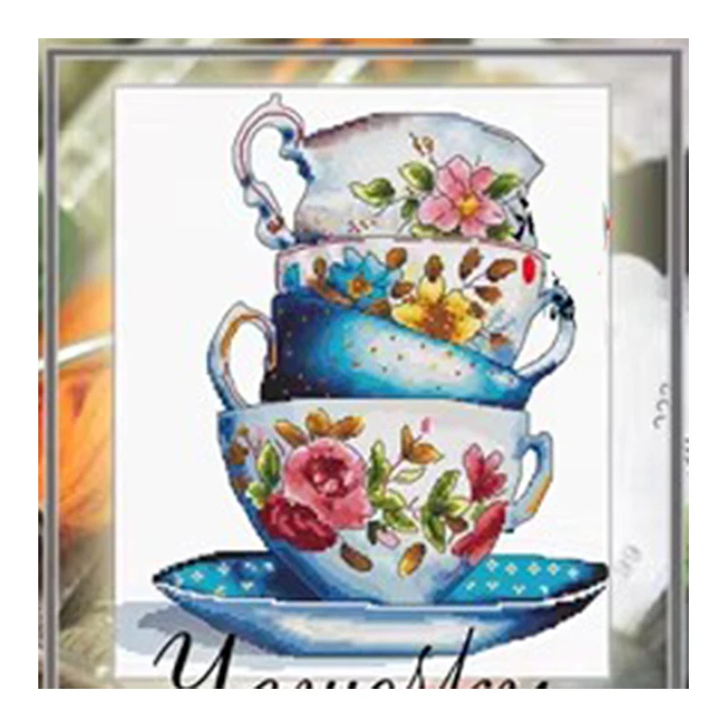 

10411 Cross stitch kits Cross-stitch Cross stitch complete kit needle arts & craft Sets for embroidery and knitting Needlework