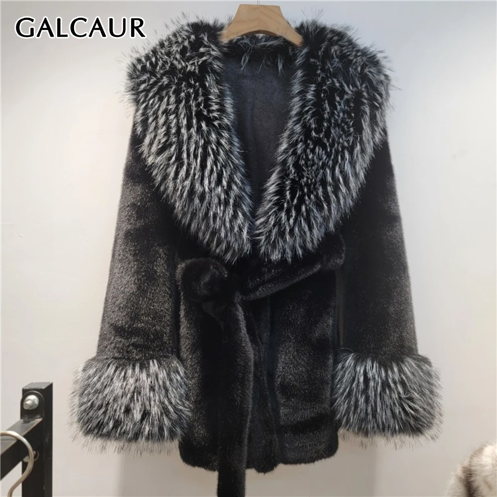 

GALCAUR однотонная корейская куртка на шнуровке женская с v-образным вырезом и длинным рукавом свободные повседневные женские куртки для ленивых осенняя мода новый стиль