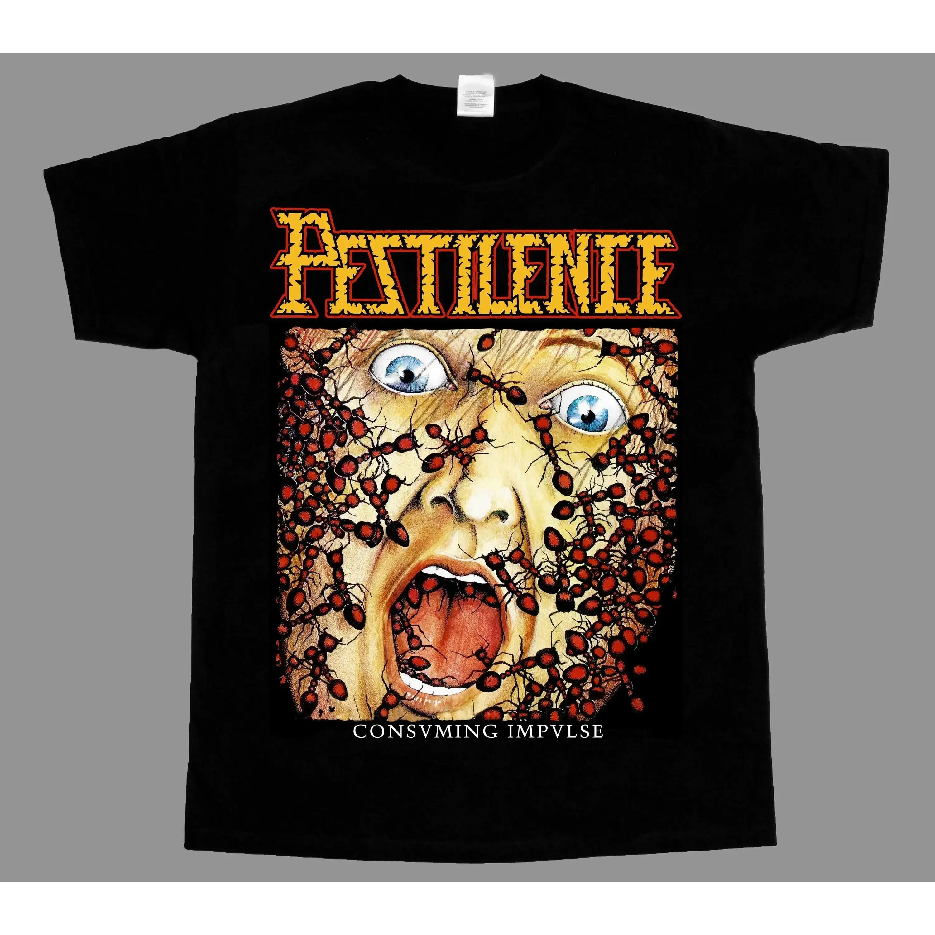 Pestilence Consuming Impulse New Black ShortLong Sleeve T-Shirt
