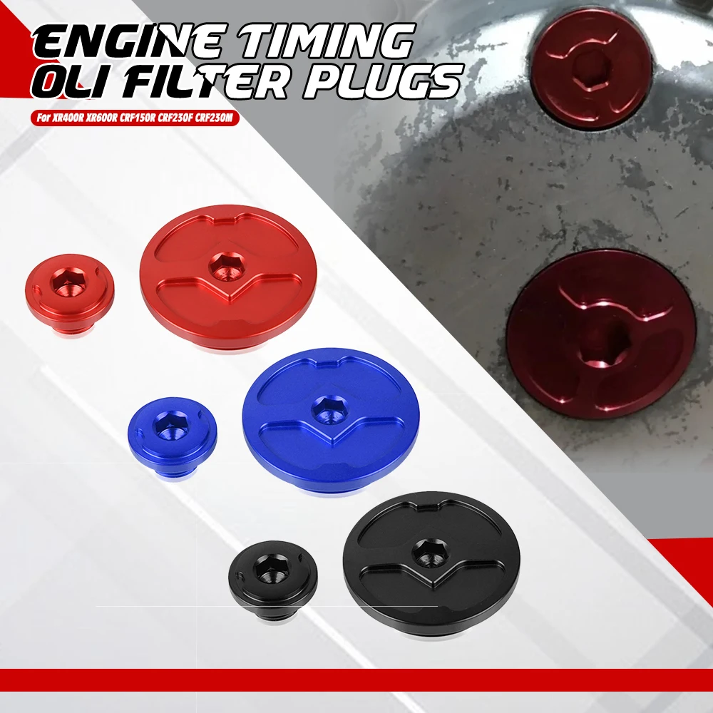 

CRF 450R 450X CRF250R Motorcycle Accessories Engine Timing Plugs Bolts For Honda CRF250L CRF250M 2012 2013 2014 2015 2016 2017