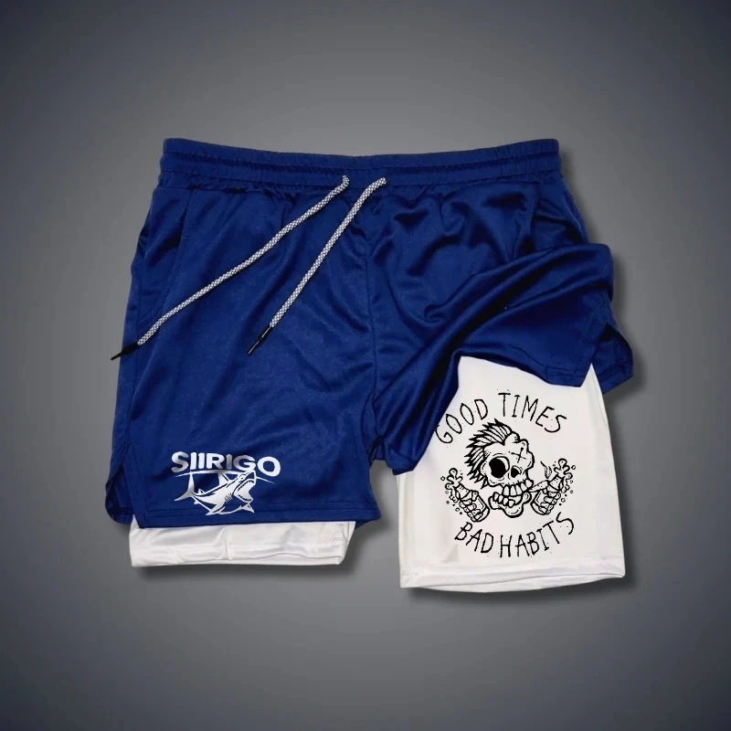 

Новые горячие продажи европейских и американских шорт с 3D-принтом Dtyle, двухслойные шорты, быстросохнущие спортивные шорты и пляжные шорты