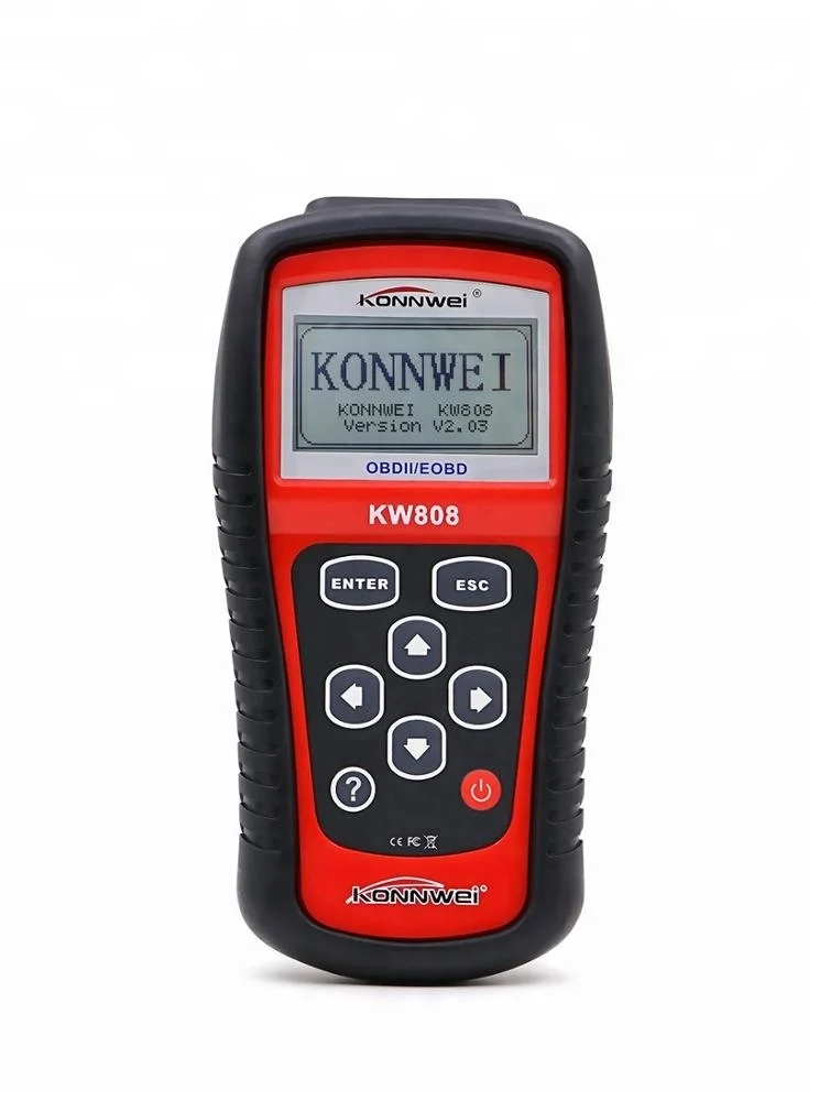 Konnwei KW808 Auto Scanner MS509 EOBD/OBD2 Code Reader Engine Reset Tool OBDII/CAN Diagnostic Tool Data better than MS509