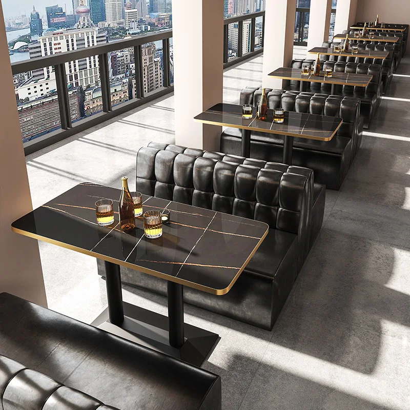 # Restaurant Hookah Lounge Furniture Bar Cafe Booth Night Club Sofa Pub Bar Chair And Table 5