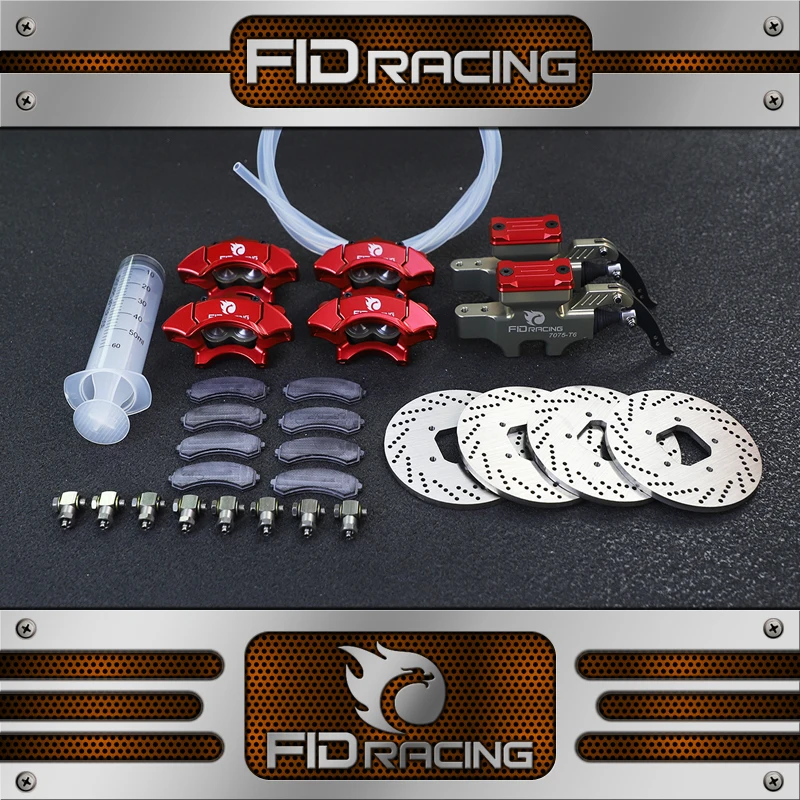 FID Electro-Hydraulic Mechanical Brake System KIT for VOLTZ 1/5 RC Model Car Desert Truck Modification Accessories