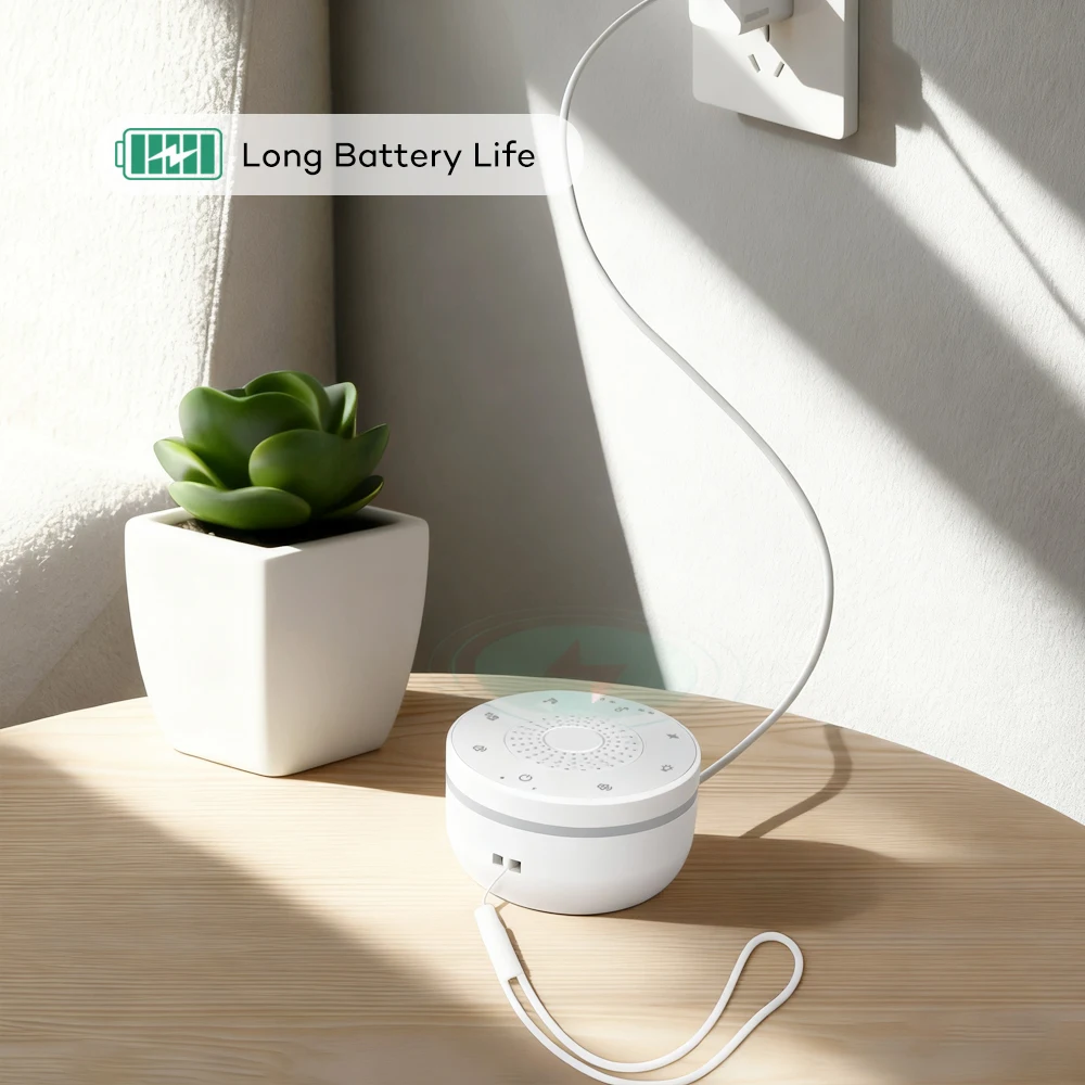 Moniteur blanc de bébé de minu - White Noise Machine Baby avis et prix
