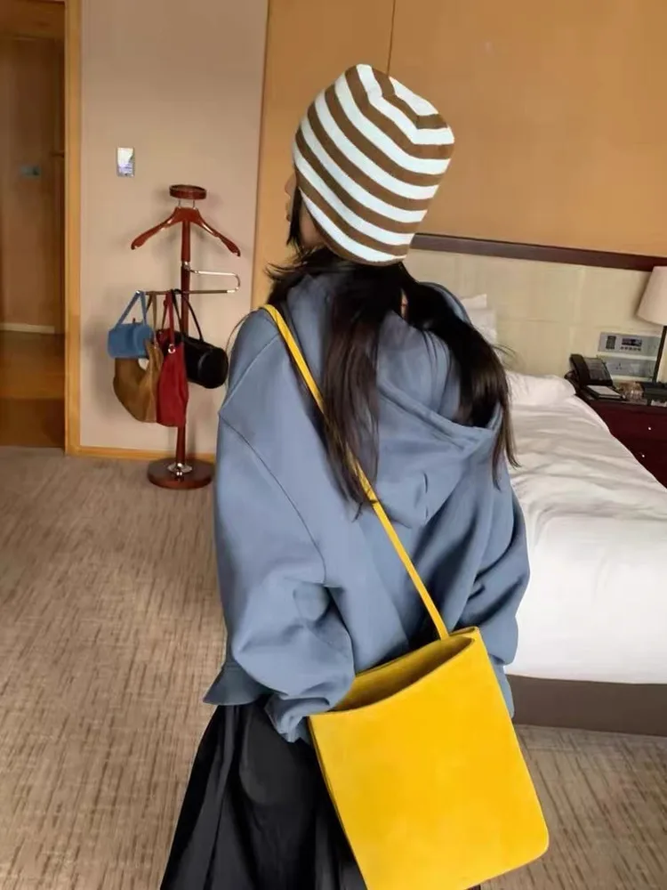 

Сумка через плечо Smoothmood, новый цвет, желтый, двухслойный, из натуральной кожи, повседневная, простая, женская сумка Faion Accory