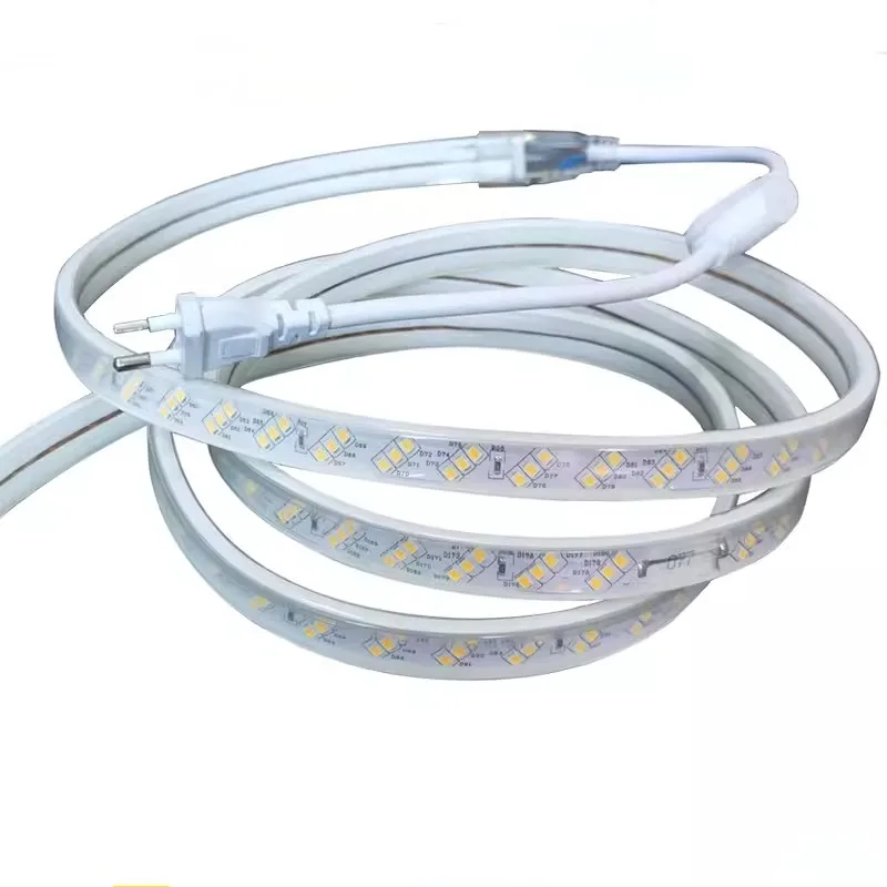 1M-10M IP67 Waterproof 220V LED Strip SMD 5730 180LEDs/m With EU US Plug Super Bright Flexible Light For Indoor Outdoor Lighting