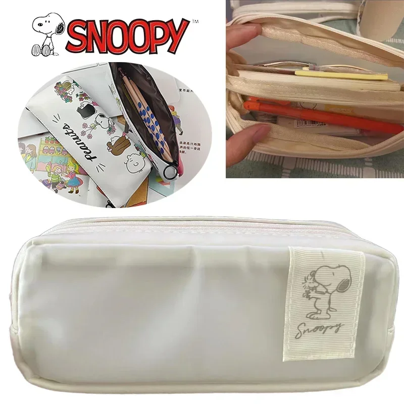 Astuccio per matite Snoopy borsa per studenti carina modello animale portaoggetti da tavolo ragazzo ragazza forniture di cancelleria per la scuola