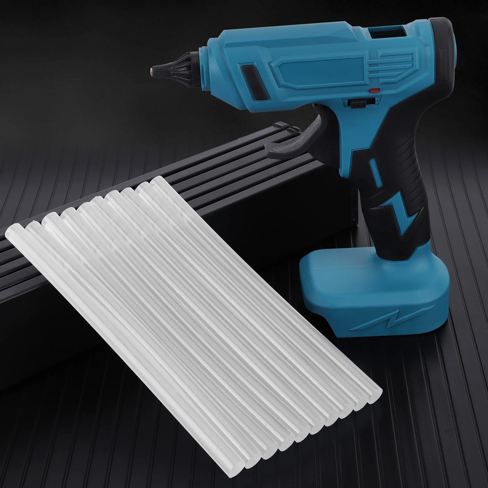Picture 4: Handheld Electric Power Glue Gun for Makita 18V Battery (Battery NOT Include) with 10 Glue Sticks for Arts & Crafts Home Repair
