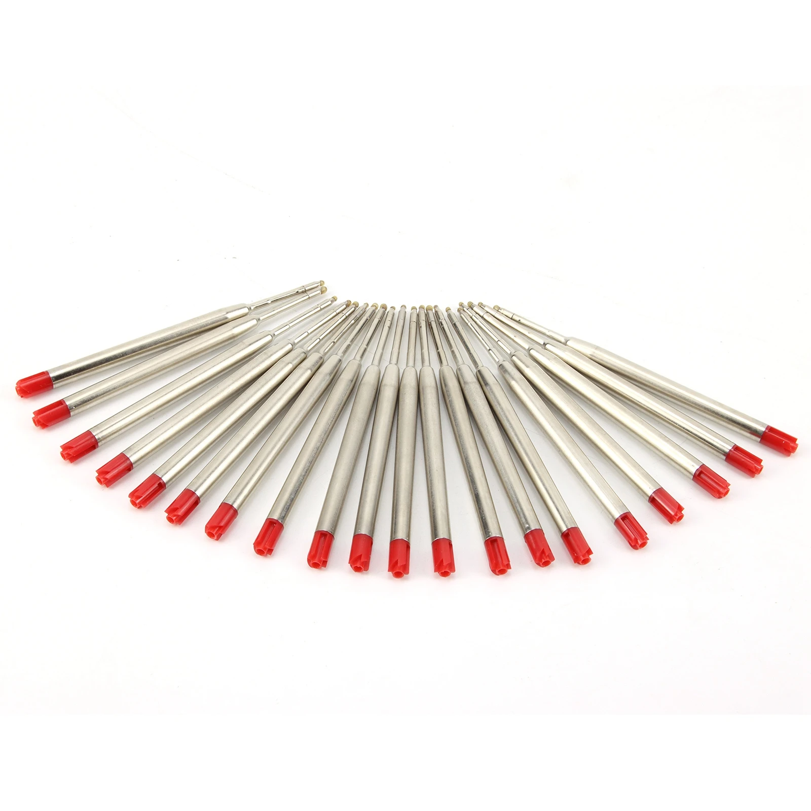 20 قطعة/المجموعة L:3.9 في عبوات أقلام حبر جاف لأقلام باركر نقطة متوسطة أزرق أحمر أسود حبر الكتابة مكتب القرطاسية