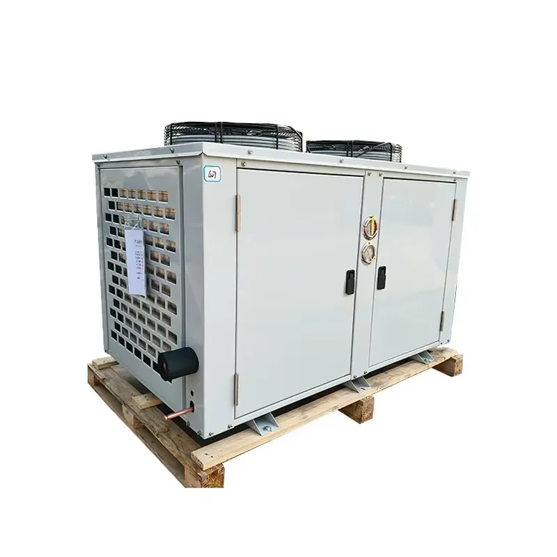 R22 R410A Cold Room Best Price High Quality 4HP 1 Fan Air-cooled Scroll Refrigerant Compressor Condensing Unit