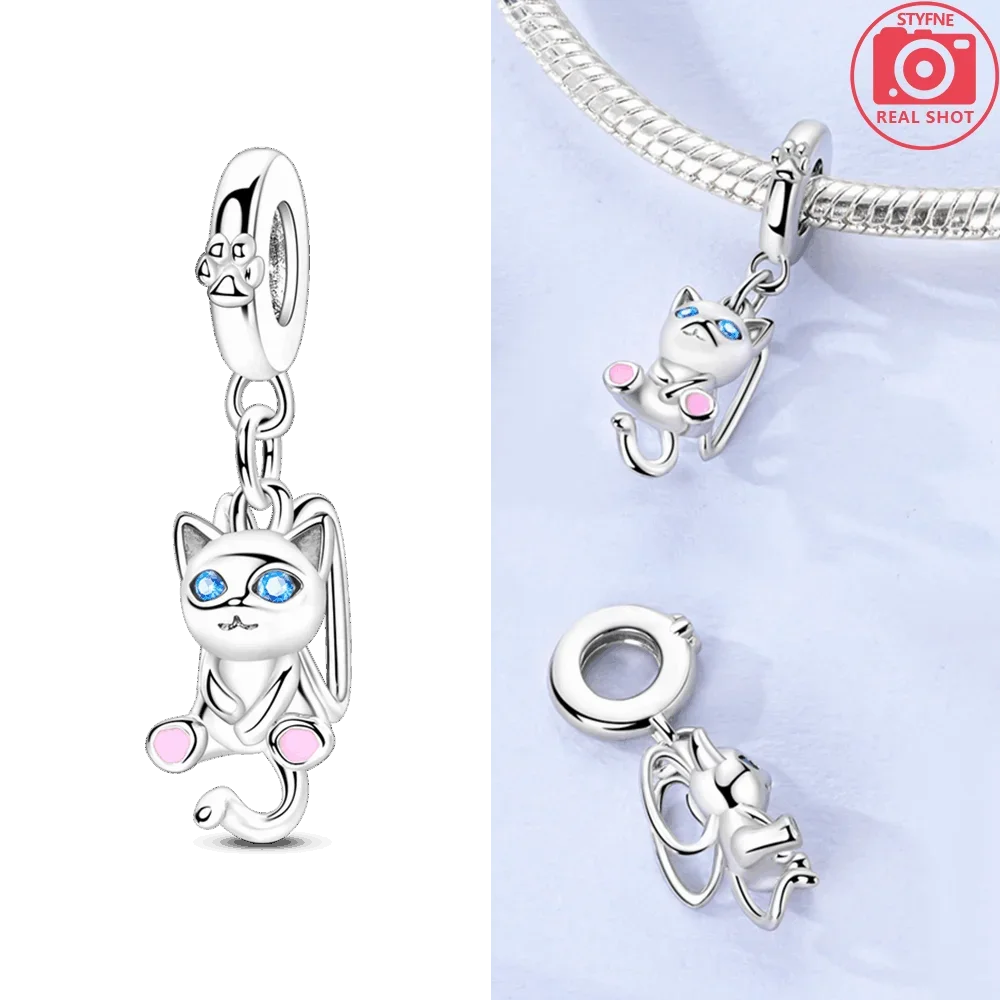 Silver Charms Beads Animal Designs for DIY Accessories