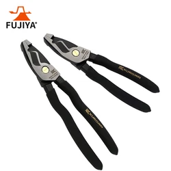 FUJIYA 6050-175BG/6050-200BG Cable Pliers for VA/VVF Wire and IV Wire KUROKIN Series Lineman's Pliers Electrician Cutting Nipper