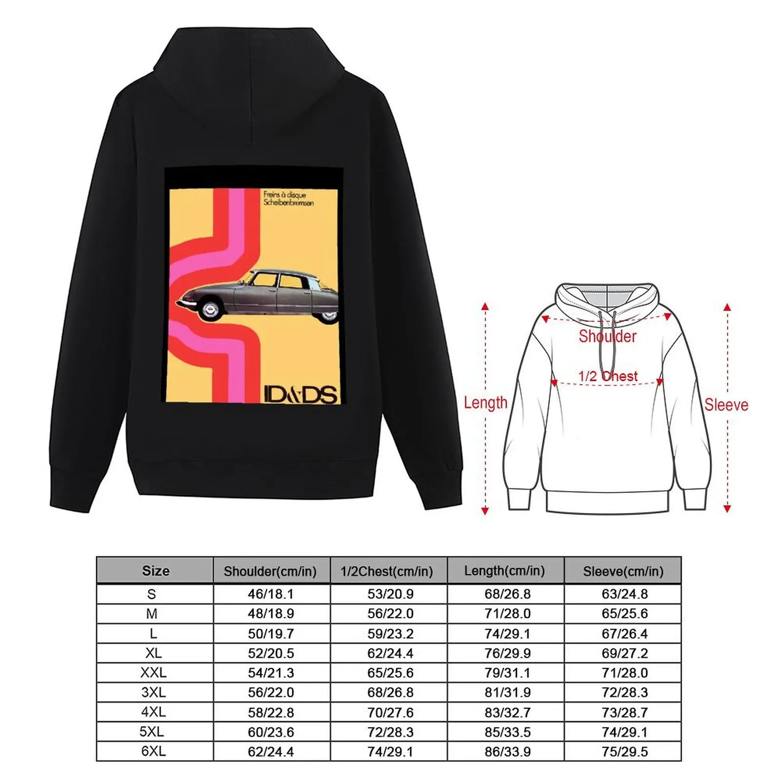 CITROEN DS ID هوديي الرجال العرق قميص الرجال ملابس الخريف الرجال الملابس هوديس للرجال