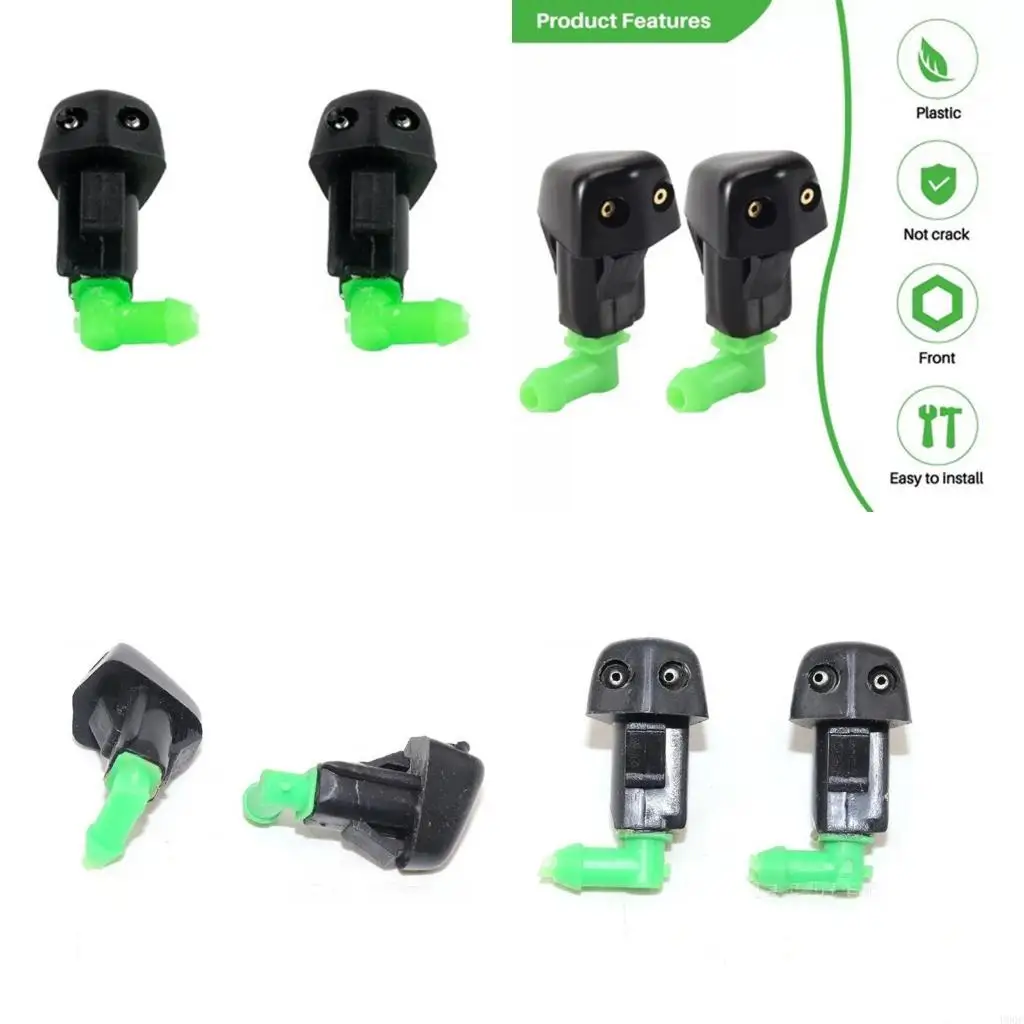 2PCS OEM Replacement Washer Nozzles For 1998-2002 Quick Connection Replacement Nozzles New