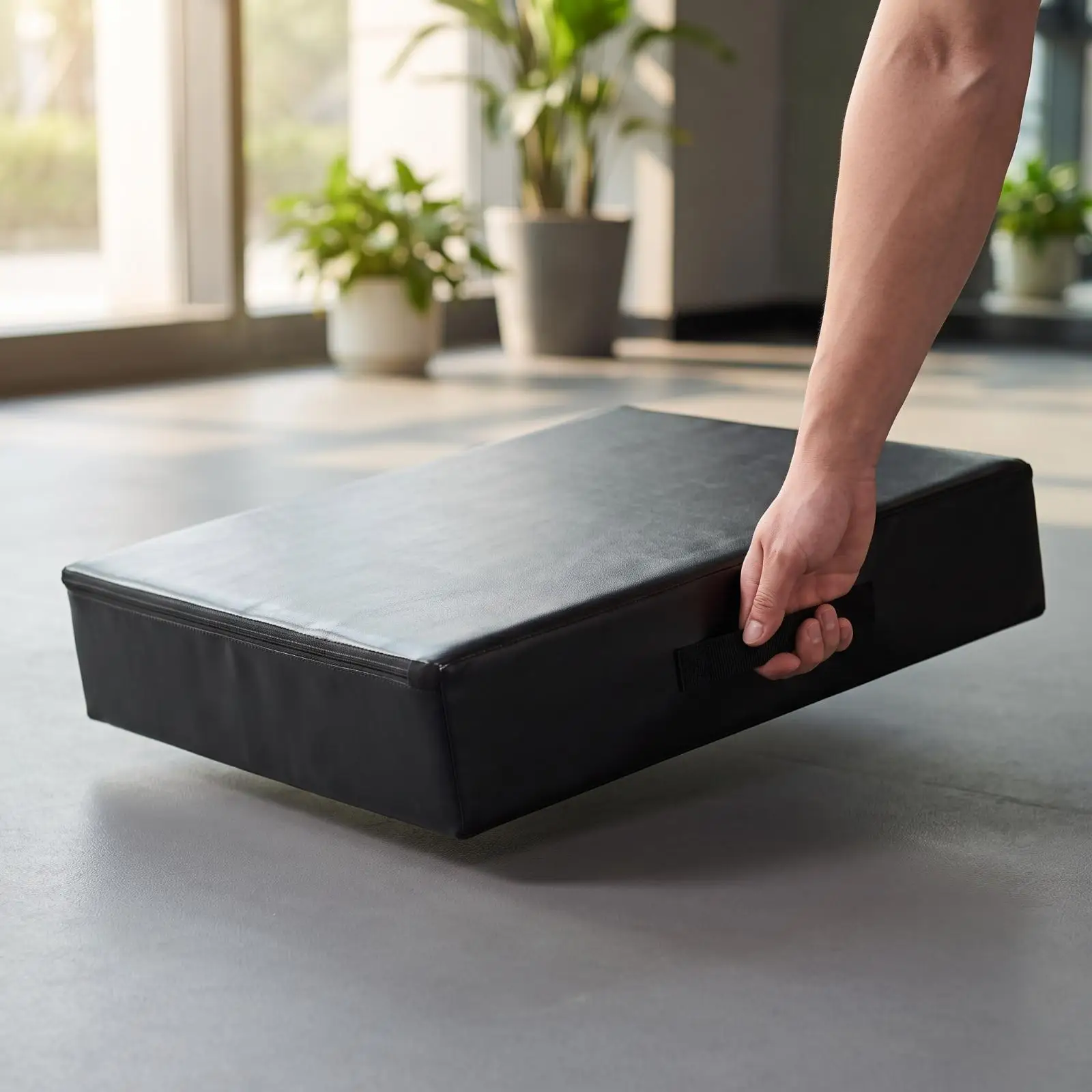 Protective Barbell Buffer Pad for Weightlifting with Acoustic Dampening Pearl Cotton for Dumbbell Bar Kit Storage and Transport