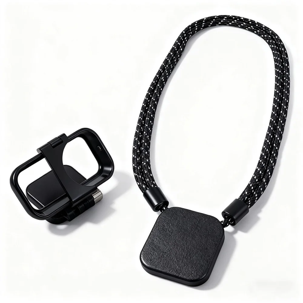 Magnetic Neck Strap Mount for OSMO NANO Stable Base Protection Frame Quickly Release Stand Rack Thumb Action Camera Accessory