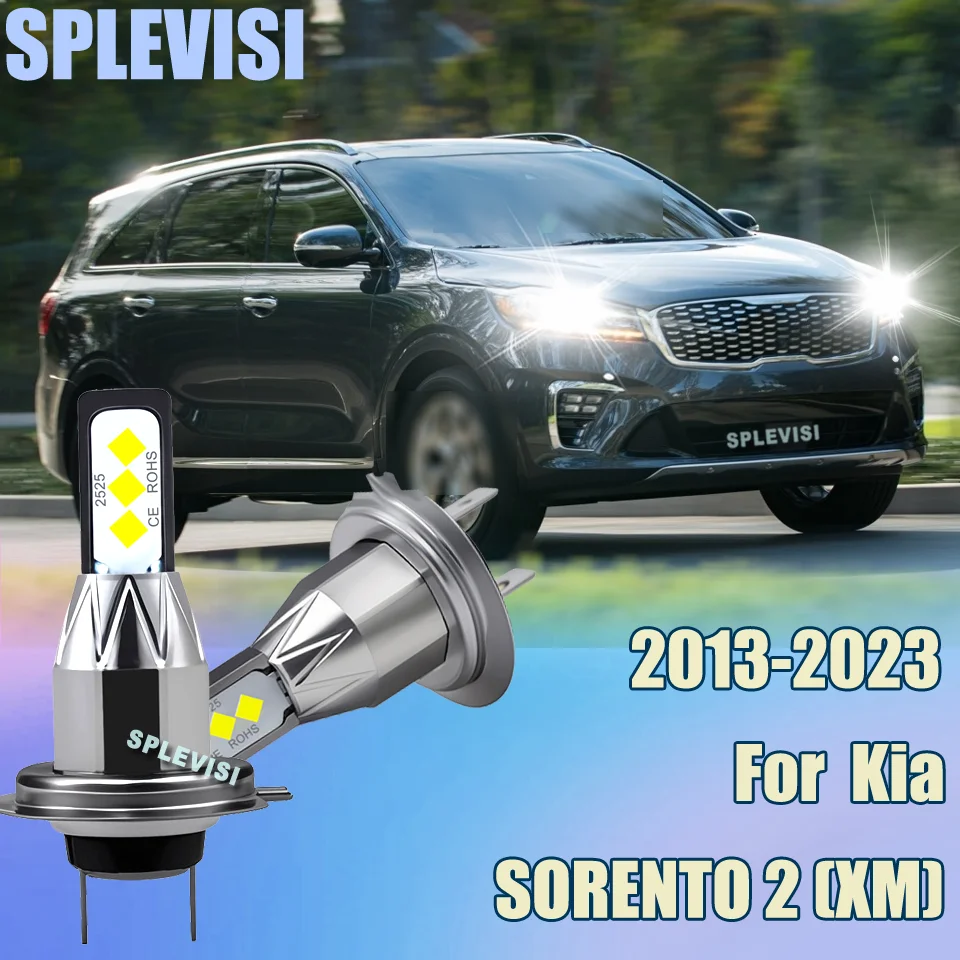 

IP67 High-Durability H7 Car Auto Headlight Headlmap Turbo Luces 12V For KIA SORENTO 2 (XM) 2013-2018 2019 2020 2021 2022 2023