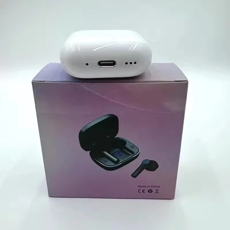 2025 Latest IOS18 Semi-In-Ear Wireless Bluetooth Headset Air4 ANC Active Noise Cancellation USB-C Port Super endurance