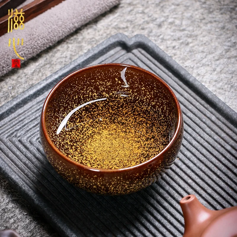 Zixin Hall Su Tianpei Guijian Kiln Transformation Master Cup Ceramic Kung Fu Tea Set Tianmu Pot