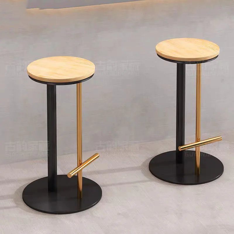 

Modern Bar Stools Garden Chair Kitchen Counter Stool Metal Chairs Living Room Gaming Breakfast Luxury High Sillas Para Comedor