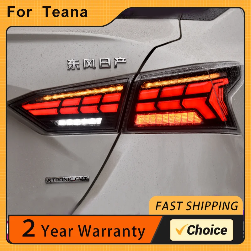 Car LED Tail Light For Nissan Altima Teana 2019-2021 Rear Fog Lamp Brake Reverse Turn Signal Taillamps Indicators