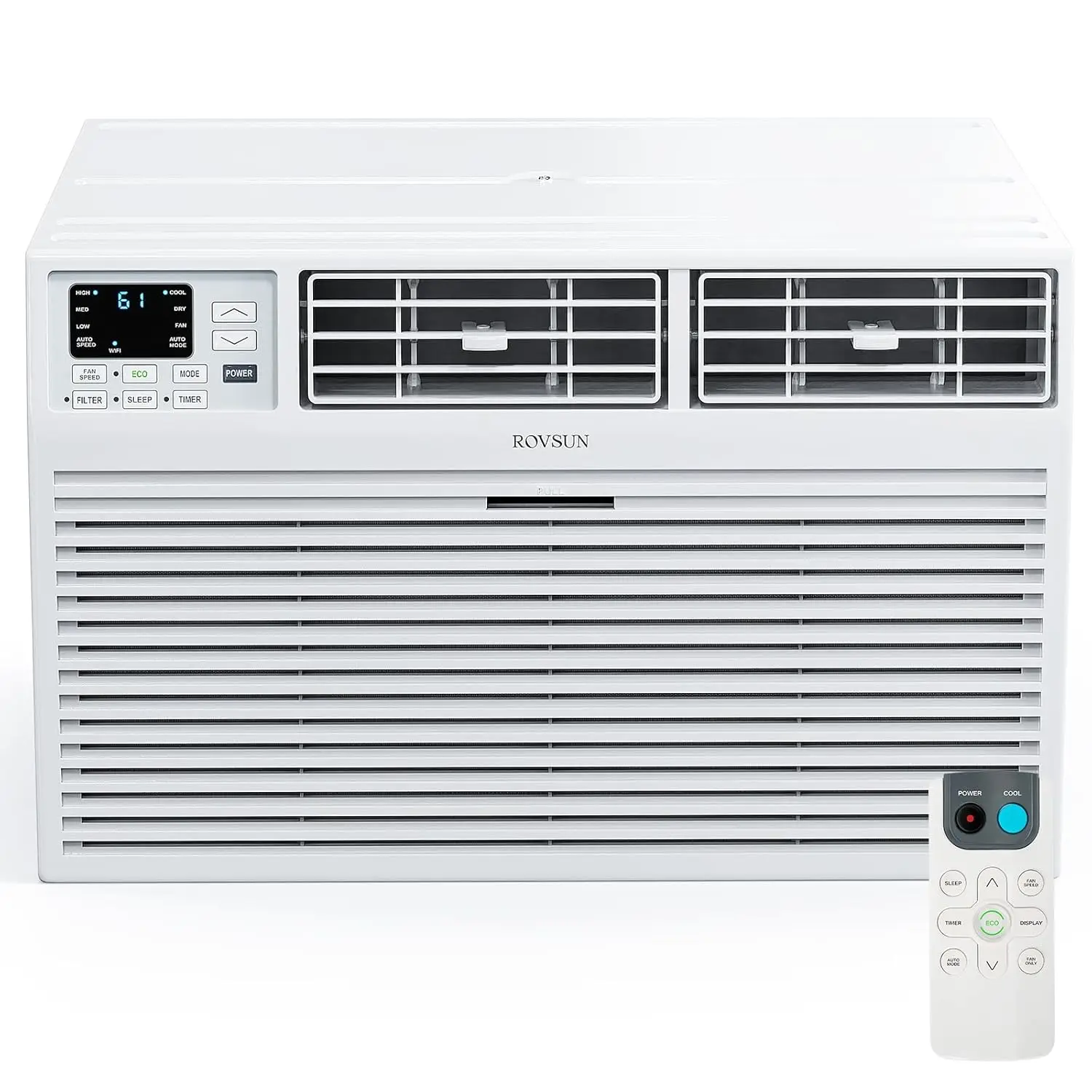 

12000 BTU Through Wall Air Conditioner 3-in-1 Dehumidifier Fan Timer Bedroom Living Room Apartment 550sqft 115V 60Hz Custom