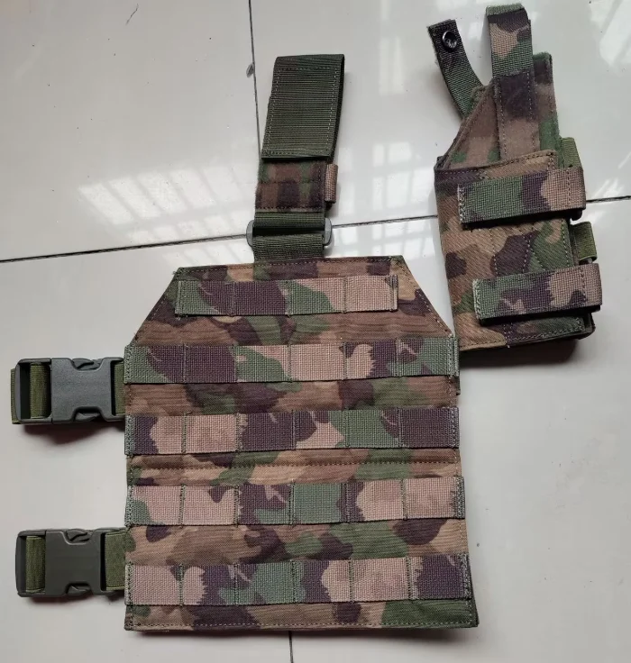 Swiss Taz 16  Camouflage Leg wrapping Holster Bloody