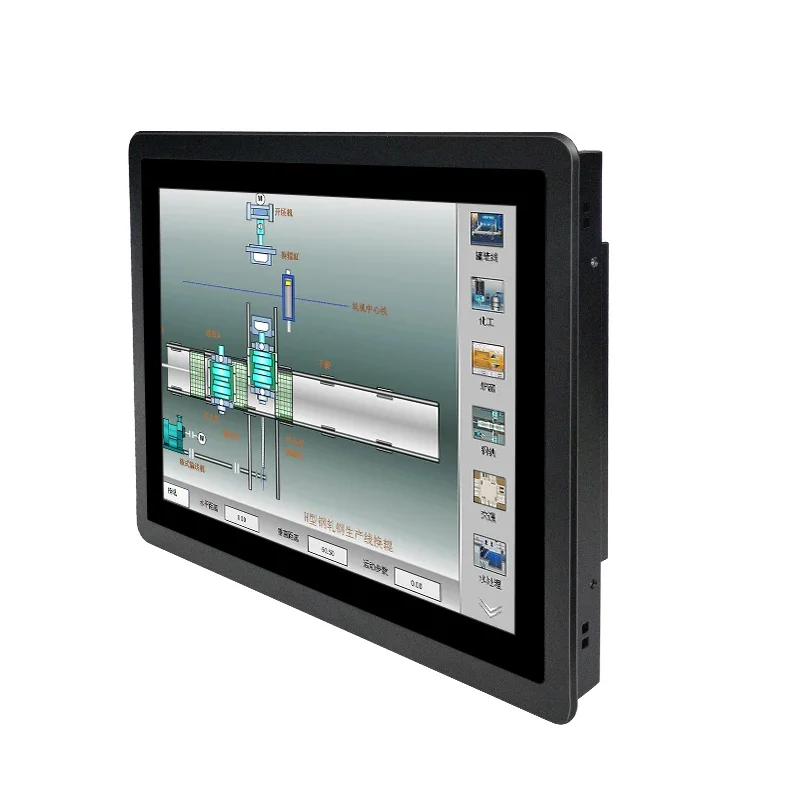 17-Inch Embedded Industrial Touch Screen Display 15 Capacitive Resistance Touch Wall-Mounted Energy Saving