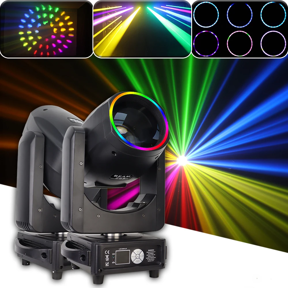 

NEW 14R 295W Beam Moving Head Light with Aperture Ring 14 Gobos 14 Colors 48+8 Prism Effect DMX DJ Disco Party Club Stage Effect