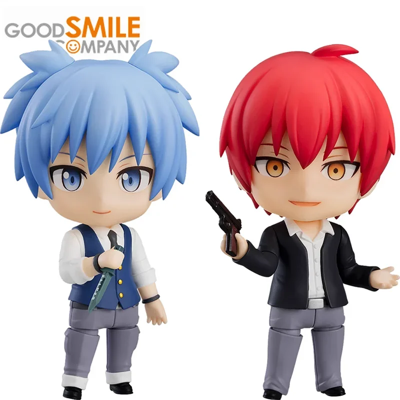 

GSC Original Nendoroid Assassination Classroom Karma Akabane Shiota Nagisa Anime Action Figure Toys For Boys Girls Kids Gifts