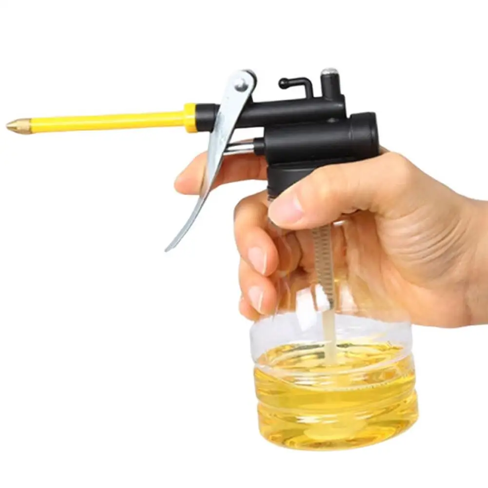 250/350 مللي ارتفاع ضغط الشحوم خرطوم عدة البلاستيك الشفاف علبة زيت مع مضخة صغيرة مزيتة بندقية حاقن اكسسوارات أداة مجموعة