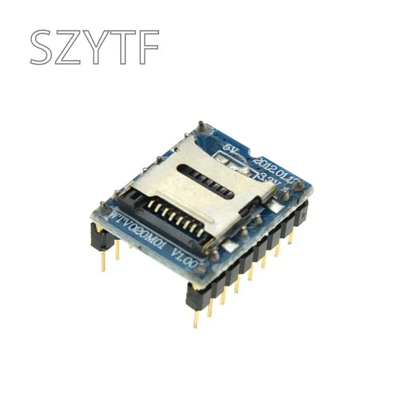 1PCS WTV020 WTV020-SD WTV020SD-20SS Mini SD Card MP3 Sound Module For  R3 PIC 2560 WTV020-SD-16P