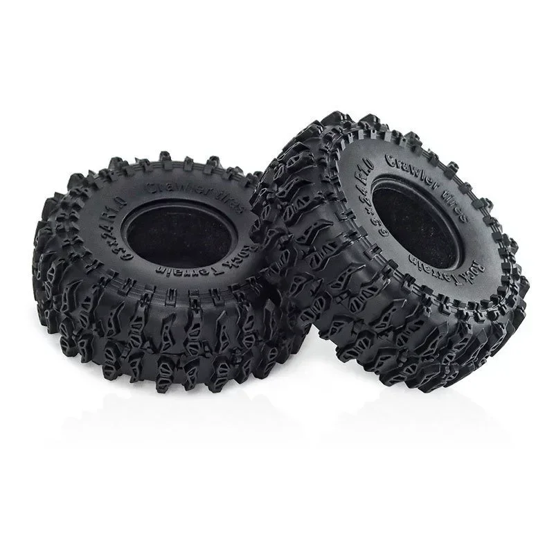 Pneumatici cingolati super morbidi appiccicosi 1.0 63 * 26mm per 1/18 TRX4M RC Crawler Car Axial SCX24 FMS D243 Aggiornamento