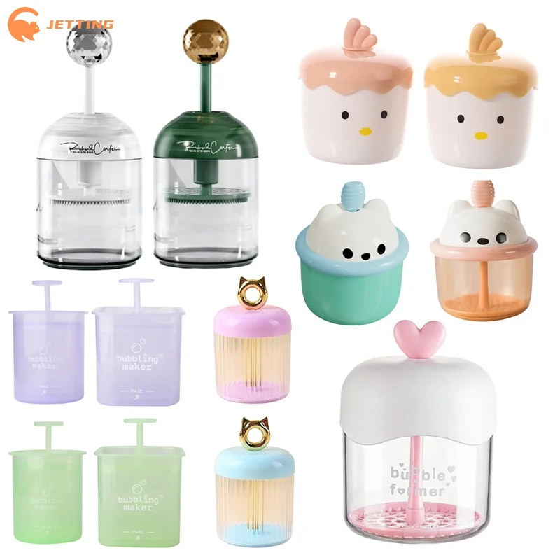 1PCS Portable Foam Maker Cup Bubble Foamer Maker Facial Cleanser Foam Cup Body Wash Bubble Maker Bubbler For Face Cleaning Tools image 2