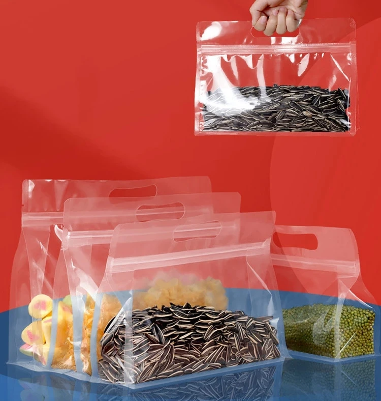 25pcs General Use Stand up Plastic Portable Ziplock Bag Flosted Cereals Coffee Snack Cookie Biscuit Outside Packaging Pouches