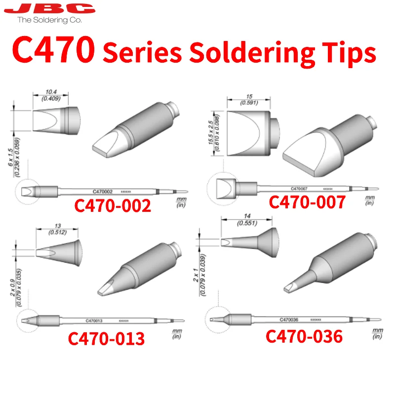 pointe-de-soudage-jbc-c470-100-originale-cartouches-de-qualite-superieure-compatibles-avec-la-poignee-t470-pour-les-composants-smd-et-les-applications-necessitant-une-forte-puissance