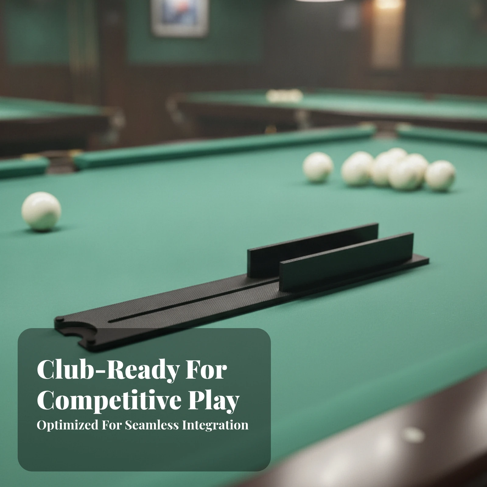 Billiards Cue Practice Aid Slim Pool Cue Stroke Guide Straight Shot Guide Non-Slip Sports Equipment Textured